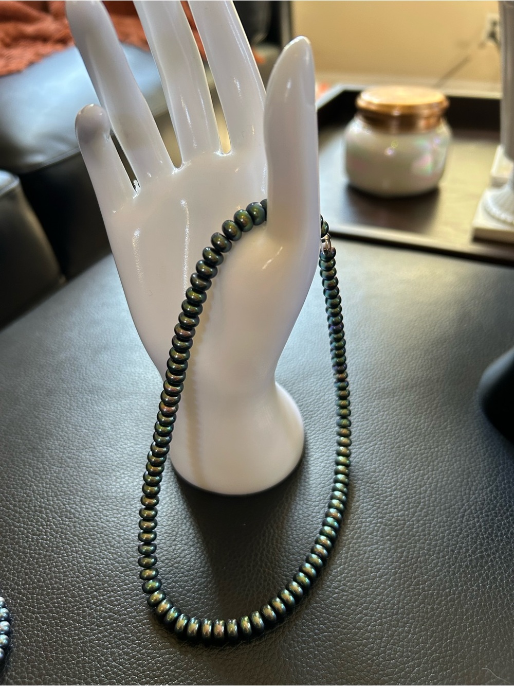 Honora cultured pearl Necklace - Green Tones